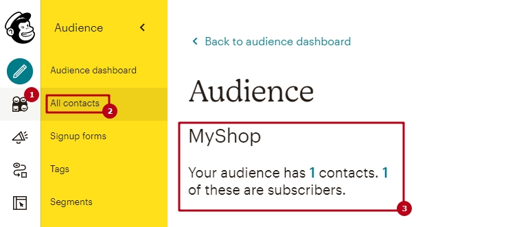 Настройка сервиса рассылок MailChimp - 4556