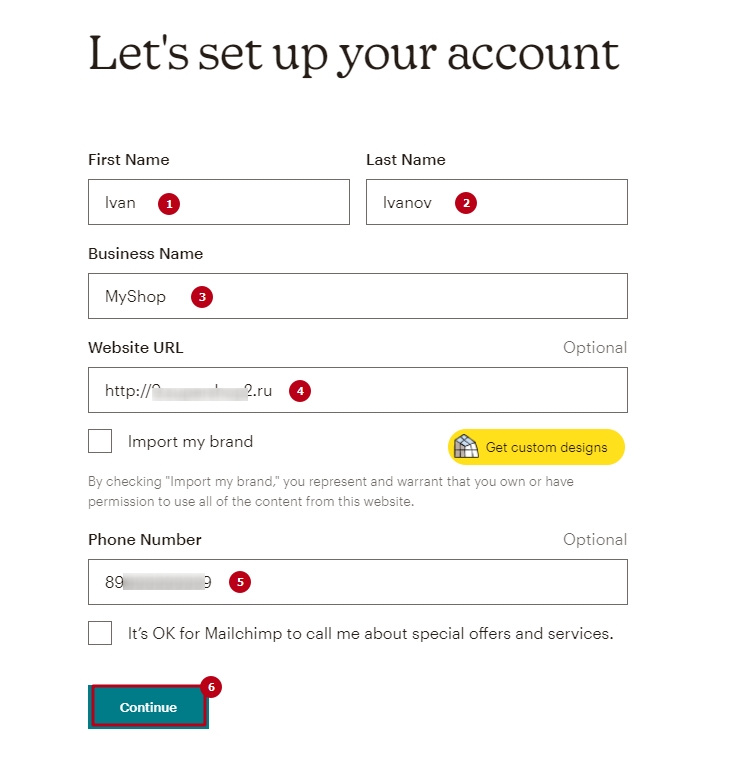 Настройка сервиса рассылок MailChimp - 9972