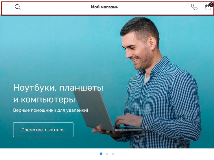 Настройка мобильной версии - 5736