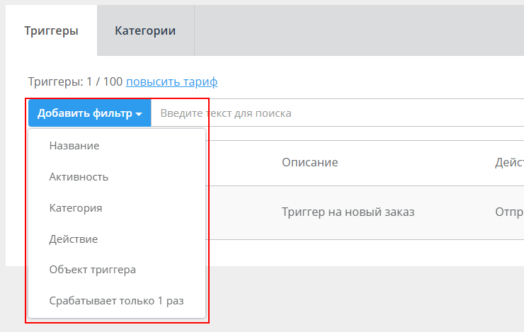 Аналитика по срабатыванию триггера - 4783