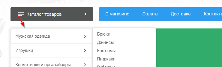 Настройки отображения категории - 3006