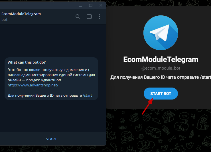 Настройка Telegram Бот - 1155