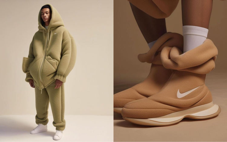 Новая коллекция Nike глазами Midjourney 