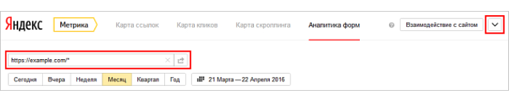 Аналитика форм
