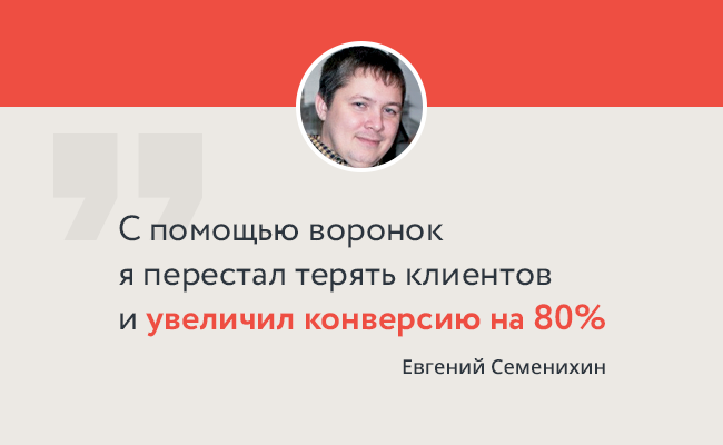 С помощью воронок я перестал терять клиентов и увеличил конверсию на 80%